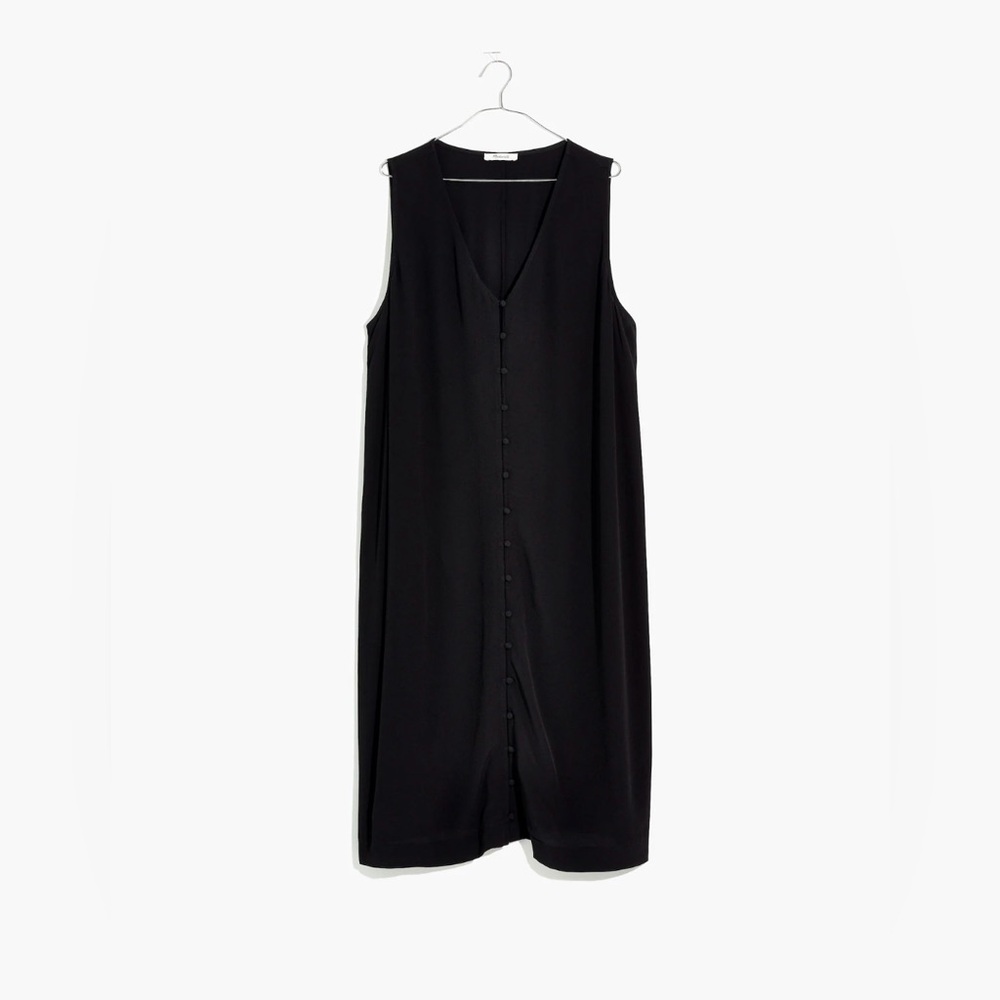 Black Madewell Button Down Dress